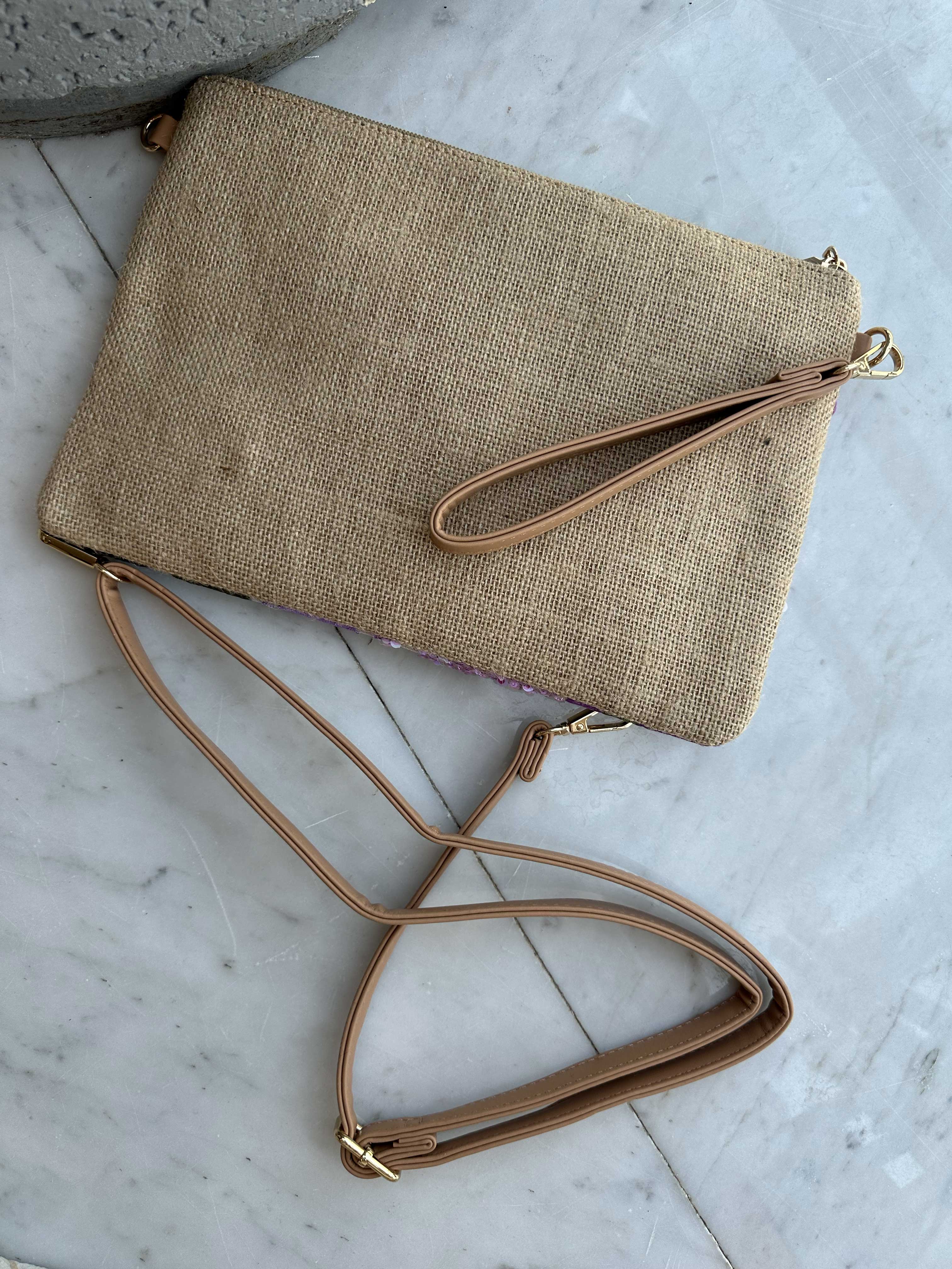 Maxine - Sød crossbody taske med pailletter